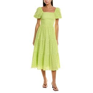 Maison Maar Womens  Midi Dress, Green
